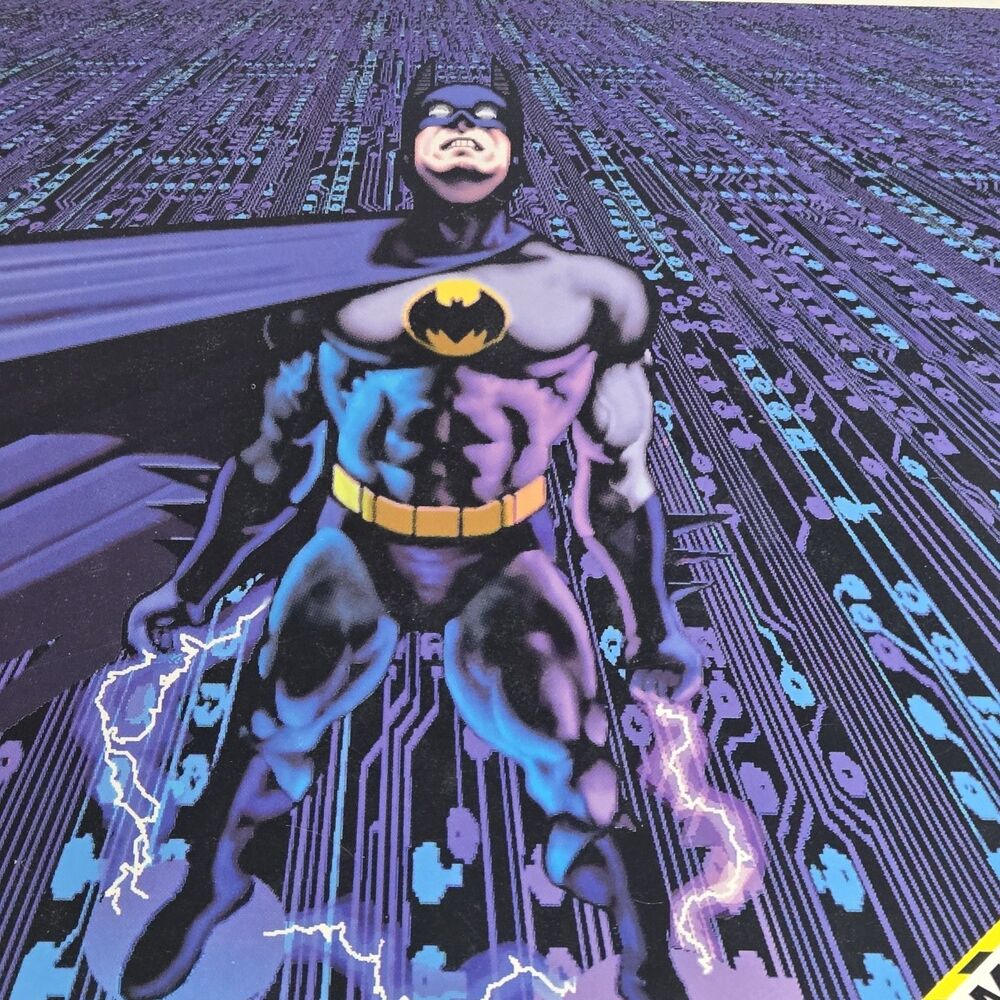 Batman Digital Justice Hardcover 1990 DC Graphic Novel 1st Print Pepe Moreno NM - Picture 2 of 13